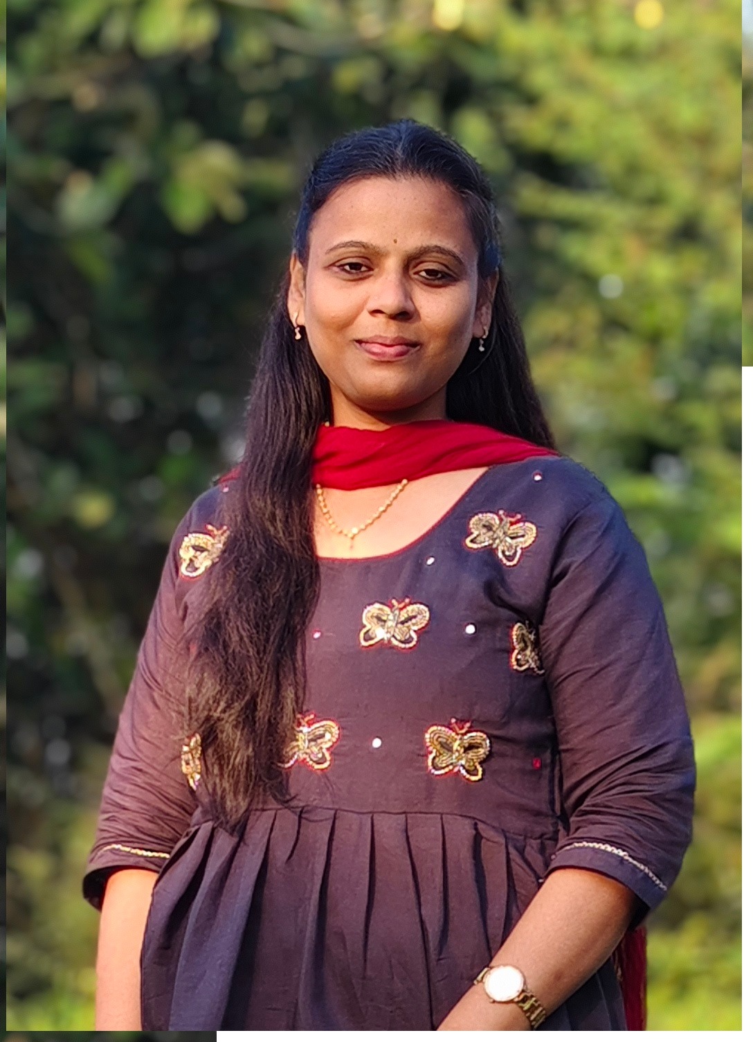 Portrait of P.Bhavani, Pre Primary Incharge